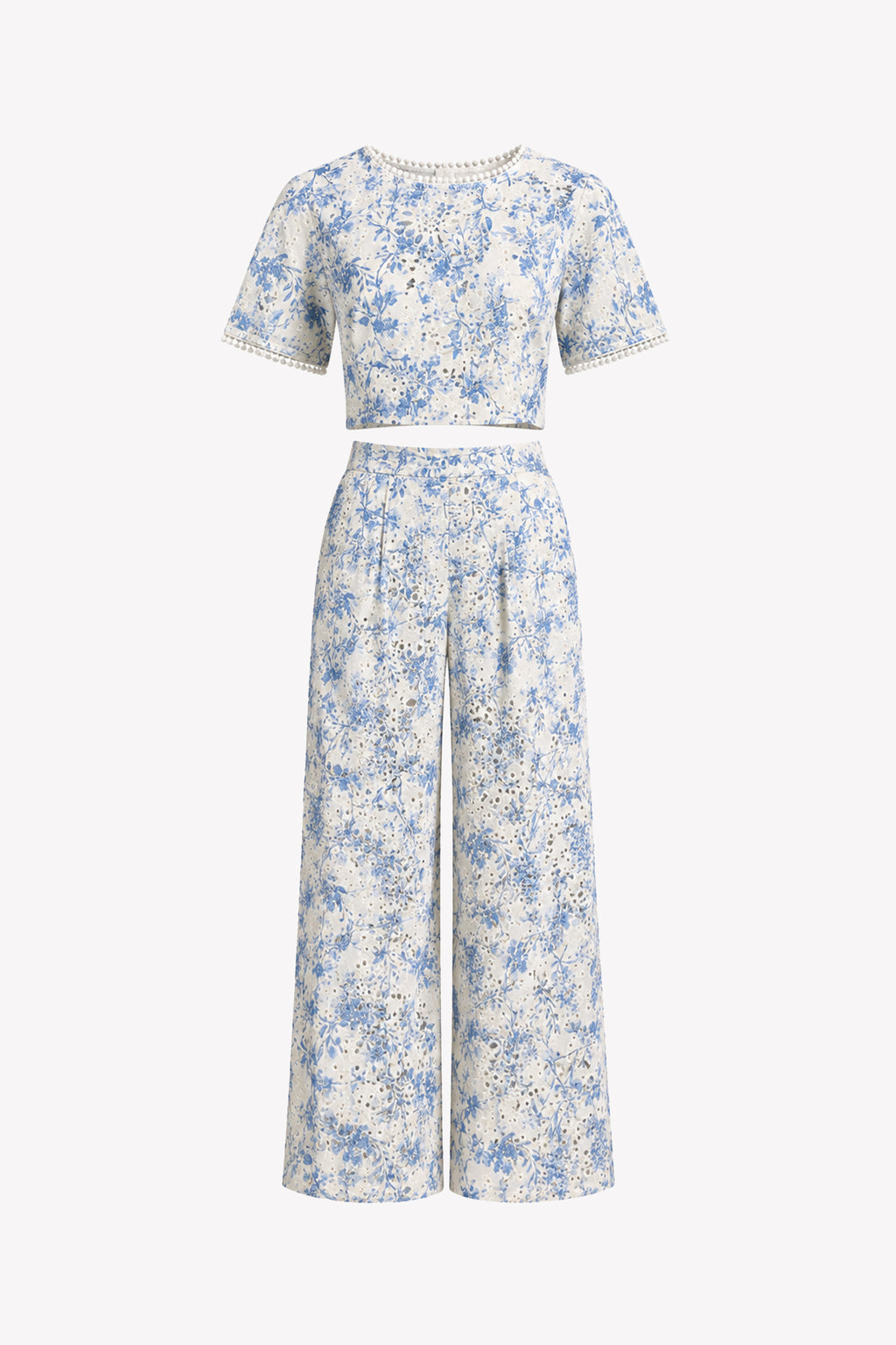 ENSEMBLE À BRODERIE ANGLAISE
