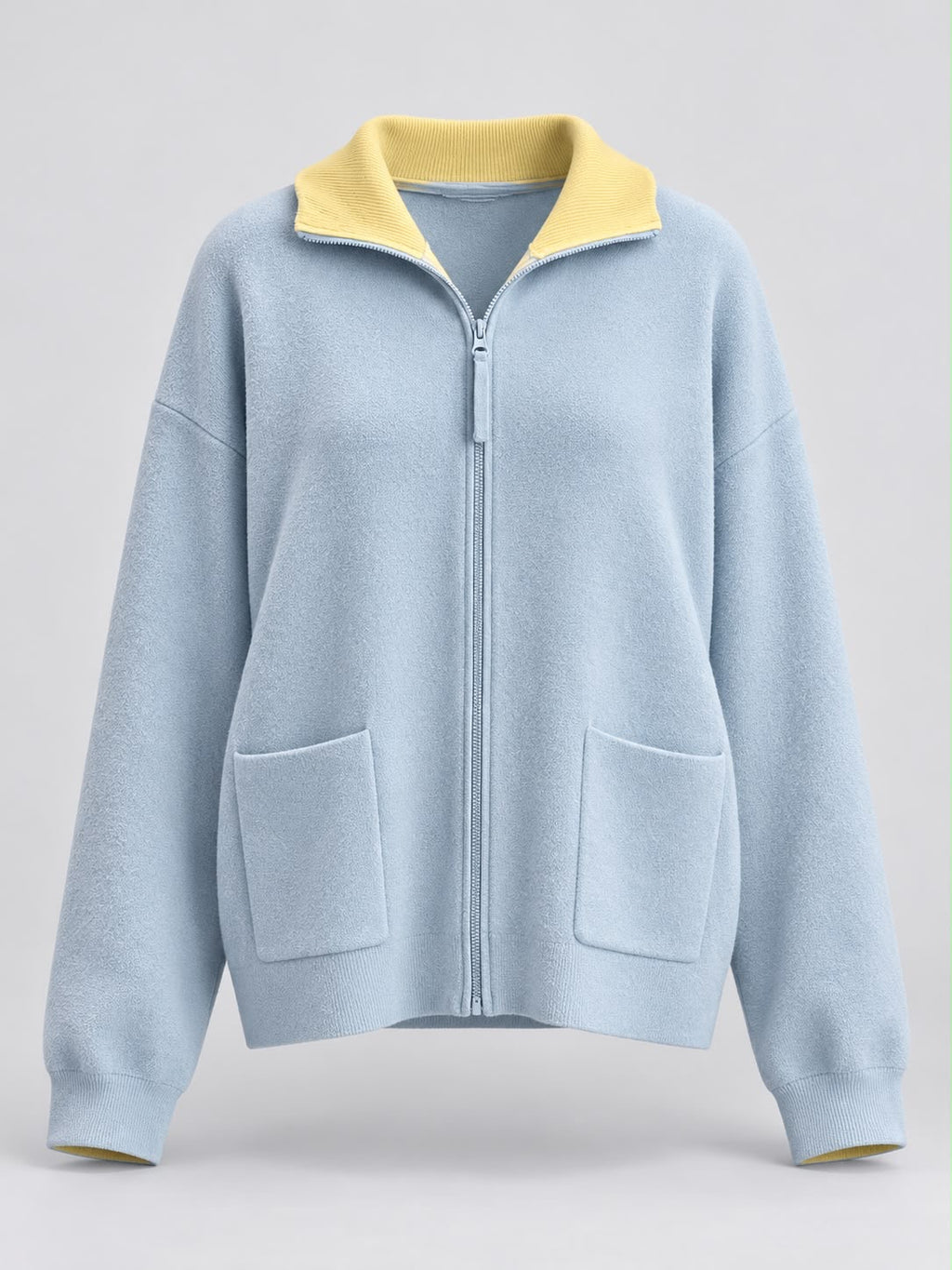 GILET ZIPPÉ LIV BLEU CIEL
