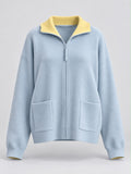 GILET ZIPPÉ LIV BLEU CIEL