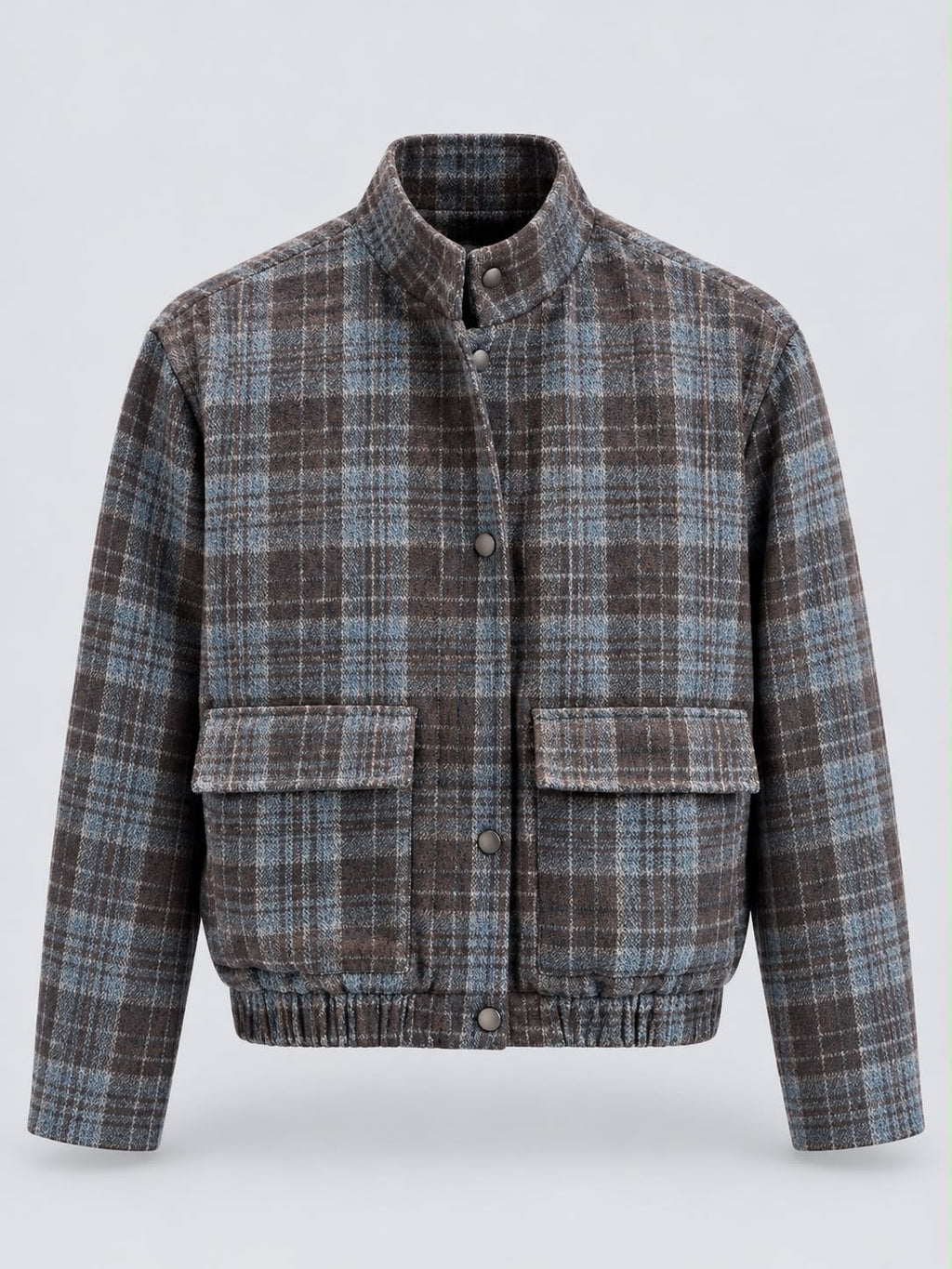 VESTE CHARLIE À CARREAUX BLEUS