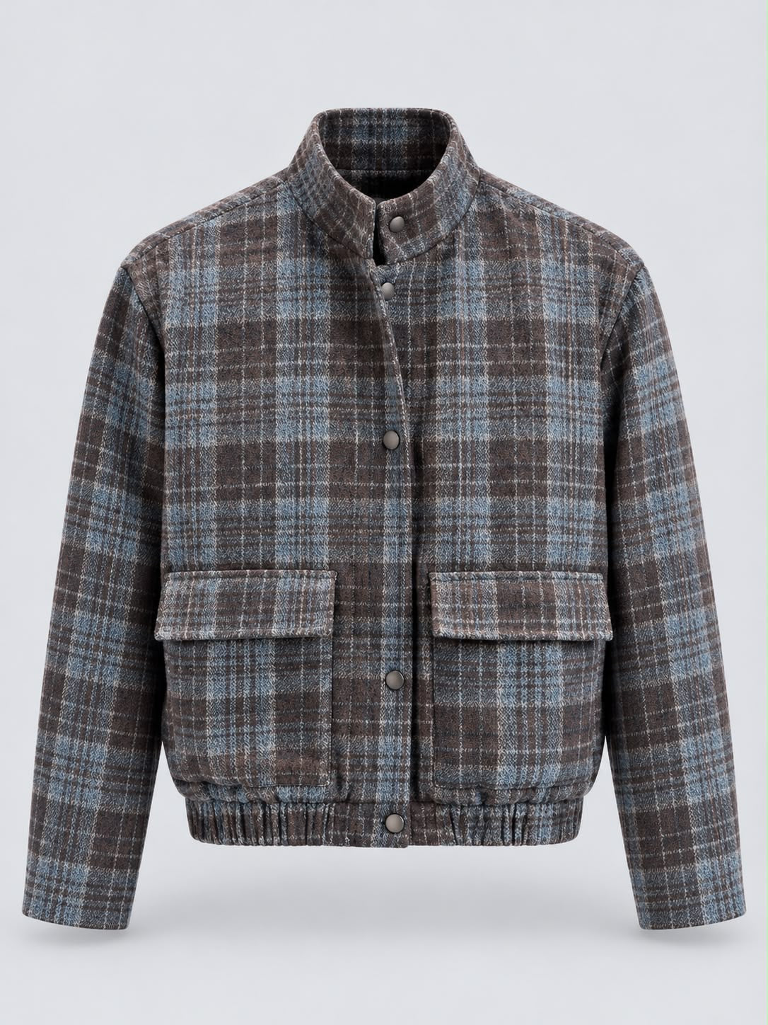 VESTE CHARLIE À CARREAUX BLEUS